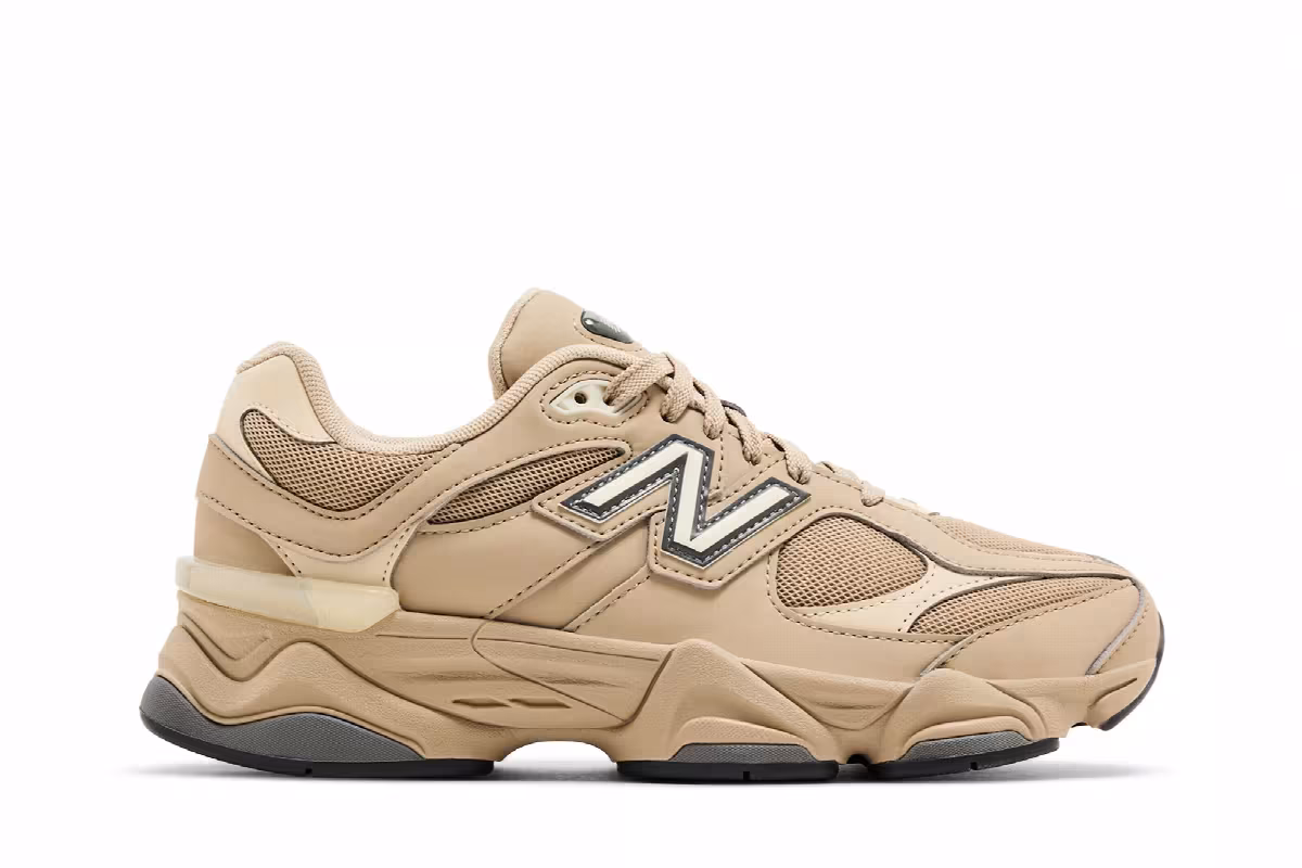 New Balance 9060 Big Kid Stoneware Sandstone, view 2
