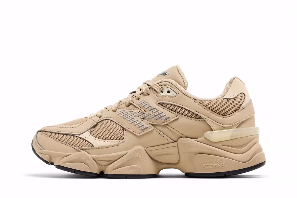 New Balance 9060 Big Kid Stoneware Sandstone, view 4