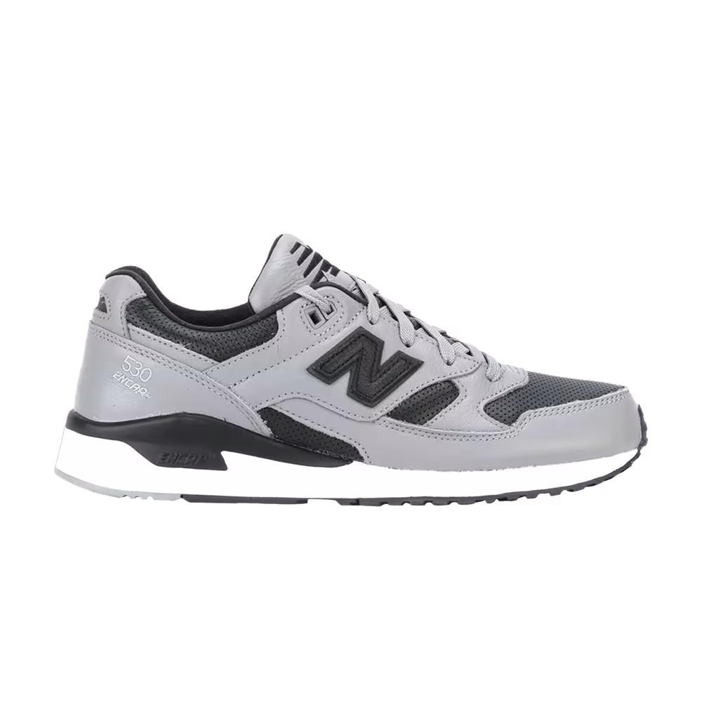 New Balance 530 Lux Leather - Steel Grey Black