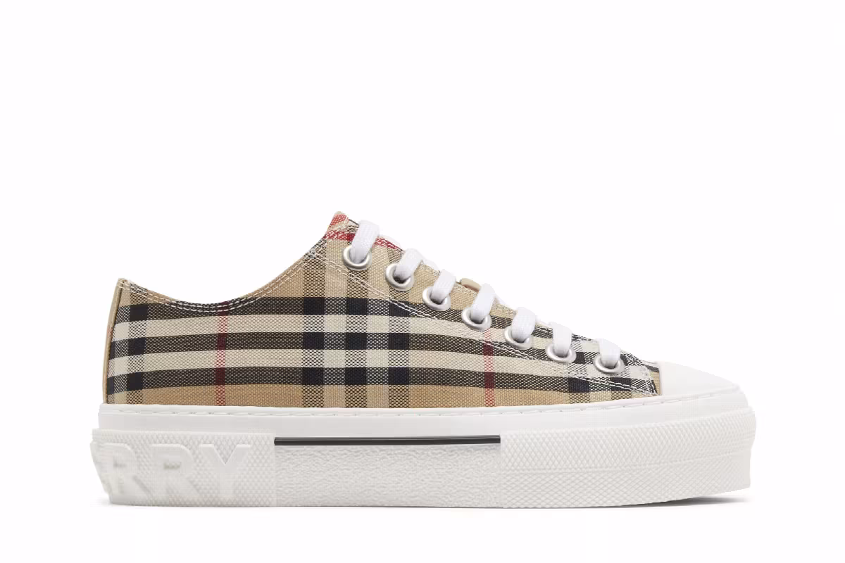 Burberry Women's Jack Vintage Check Sneaker Archive Beige, view 2
