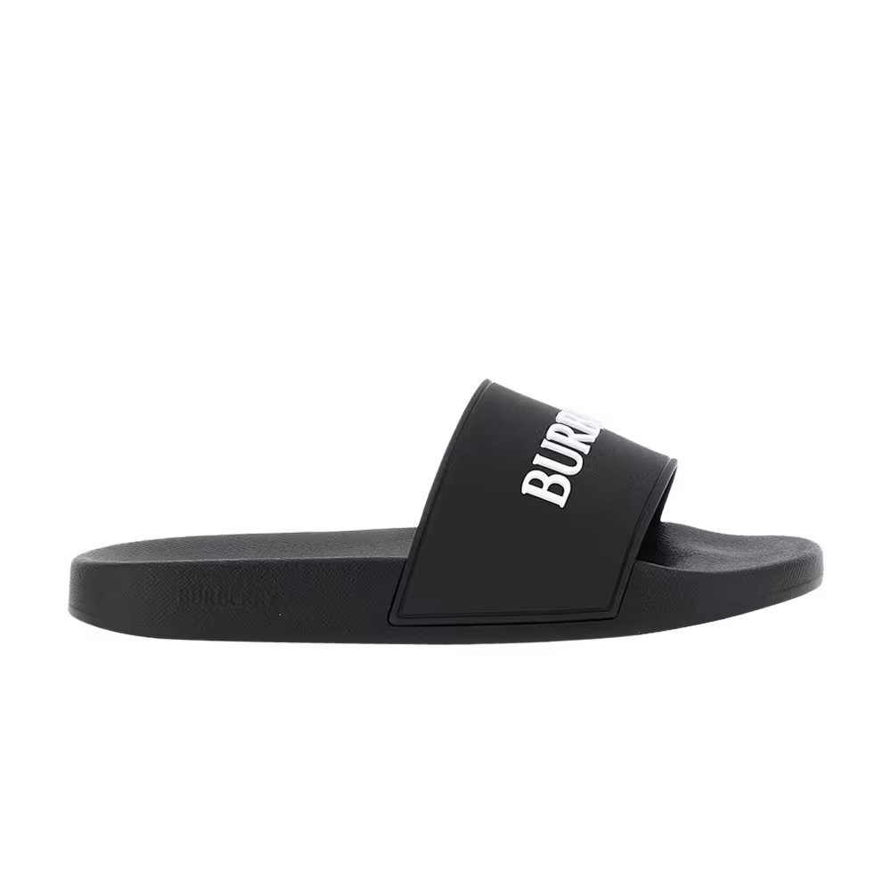 Burberry Furley Logo Slide Black