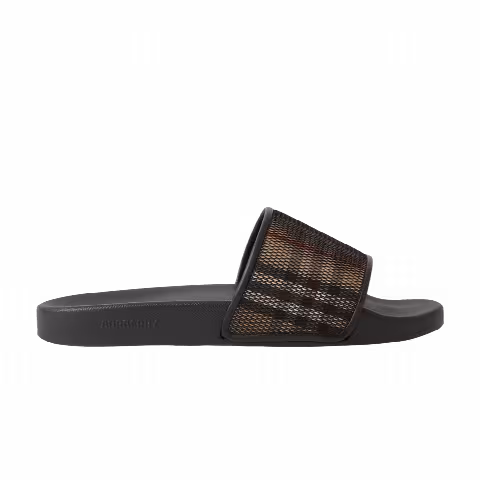 Burberry Check Slide 'Archive Beige Mesh'