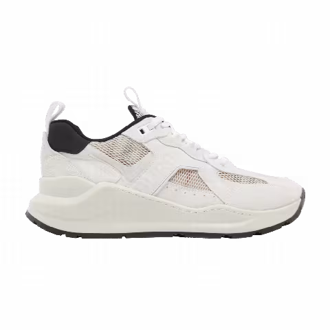 Burberry Wmns Check Mesh Low 'White Tartan'