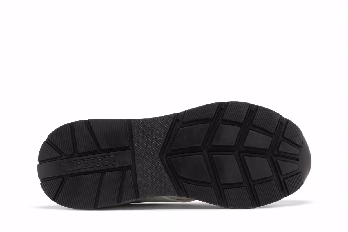 Burberry Women's Check Mesh Low White Tartan, view 5