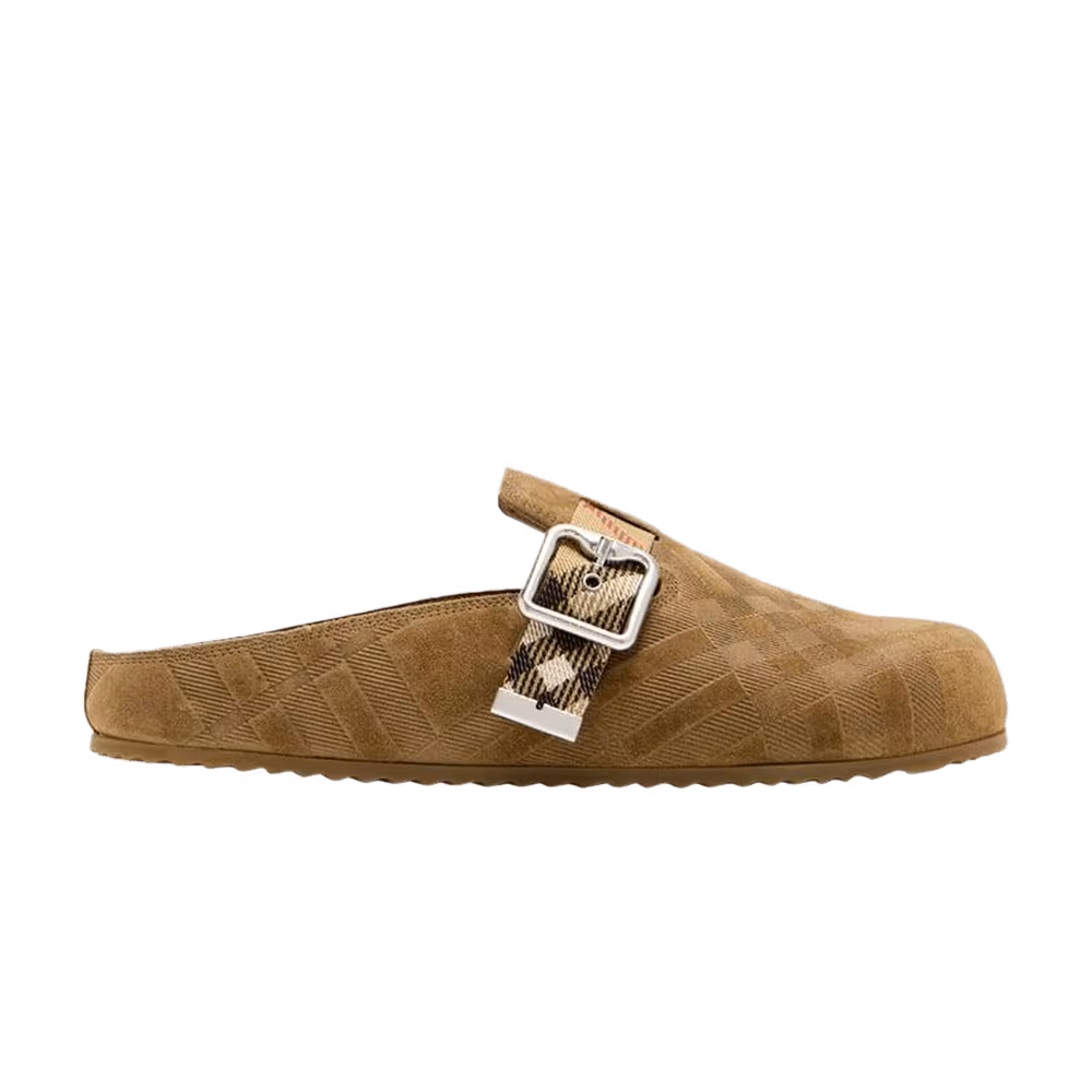 Burberry Women's Check Urchin Clog Jute
