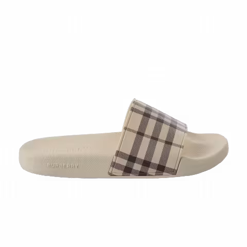 Burberry Wmns Furley Check Sandal 'Light Beige'