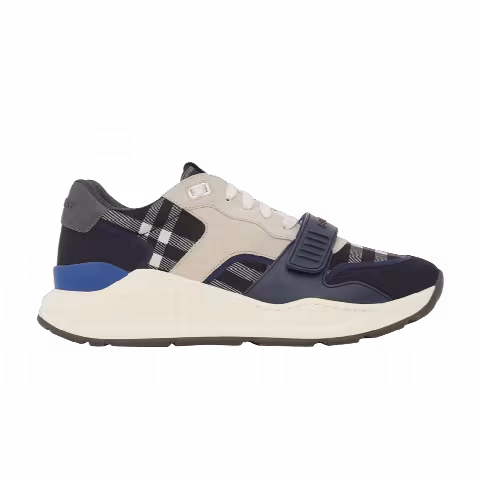 Burberry Check Sneakers 'Dark Charcoal Blue'