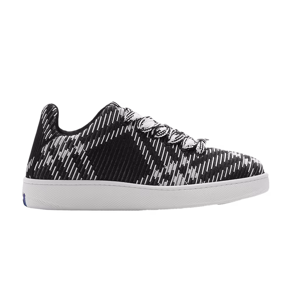 Burberry Check Knit Box Sneaker Black