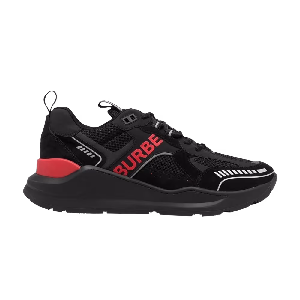 Burberry Sean Sneaker Black Bright Red