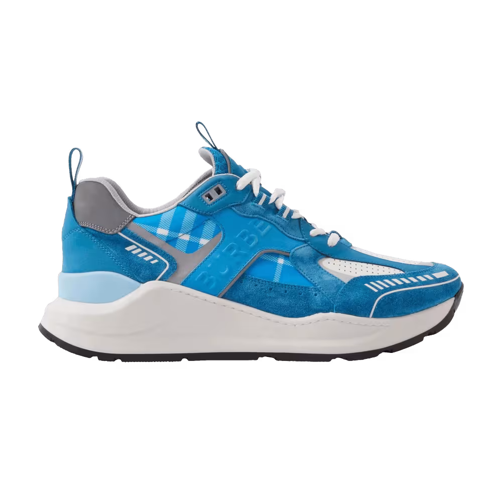 Burberry Sean Monogram Panelled Sneaker Tonal Blue