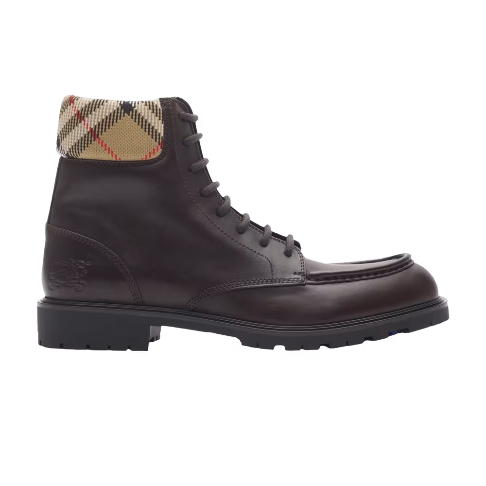 Burberry Rogue Combat Boot Brown