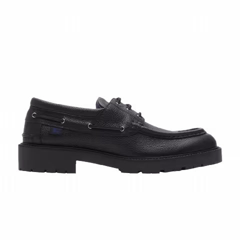 Burberry Leather Raft Boat 'Black'