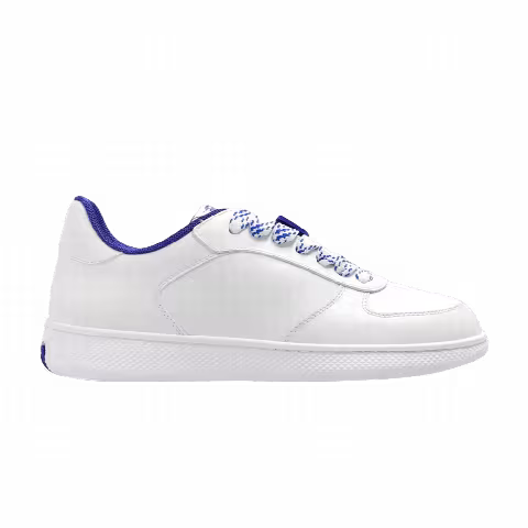 Burberry Wmns Terrace Leather Sneaker 'White Blue'