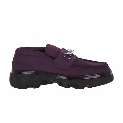 Burberry Creeper Clamp Loafer 'Aubergine'