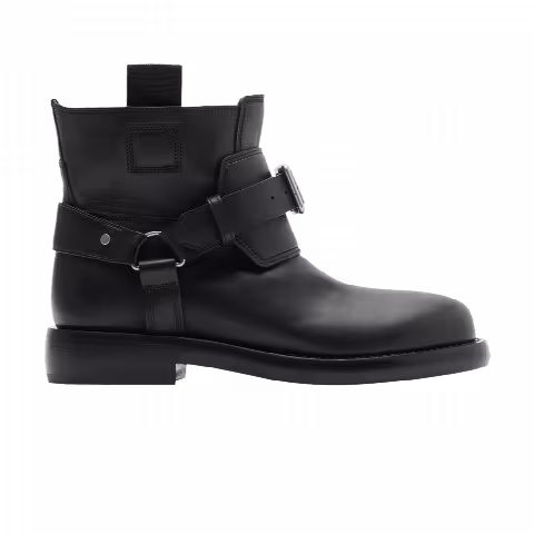 Burberry Wmns Leather Cobble Boot 'Black'