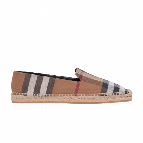 Burberry Wmns Espadrille 'Vintage Check - Birch Brown'