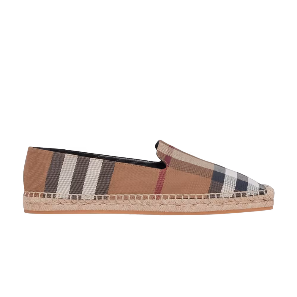 Burberry Women's Espadrille Vintage Check - Birch Brown
