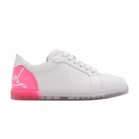 Christian Louboutin Wmns Fun Vieira Orlato Flat 'White Fluo Pink'