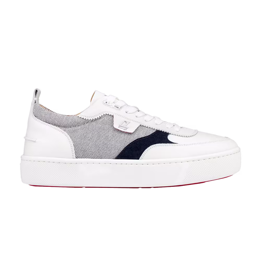 Christian Louboutin Happyrui Flat White Blue