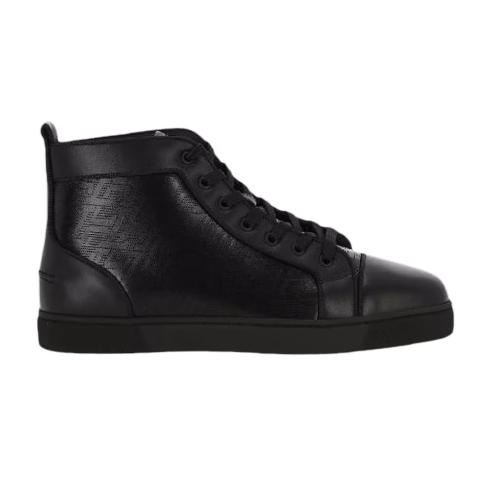 Christian Louboutin Louis Orlato Flat CL Pattern - Black