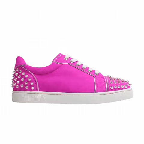 Christian Louboutin Wmns Vieira 2 Flat Veau Velours 'Diva Clear'