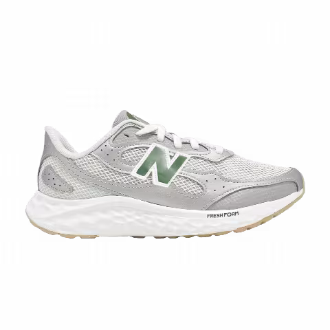 New Balance Fresh Foam Arishi V4 Tiralux 4E Extra Wide 'Raincloud Silver Metallic Dark Alpine Green'