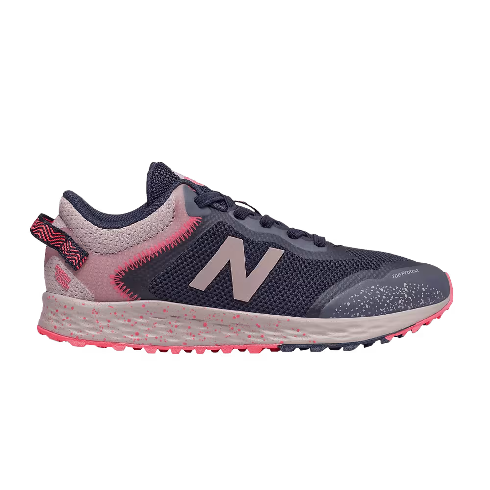 New Balance Fresh Foam Arishi Trail Kids Wide Natural Indigo Saturn Pink