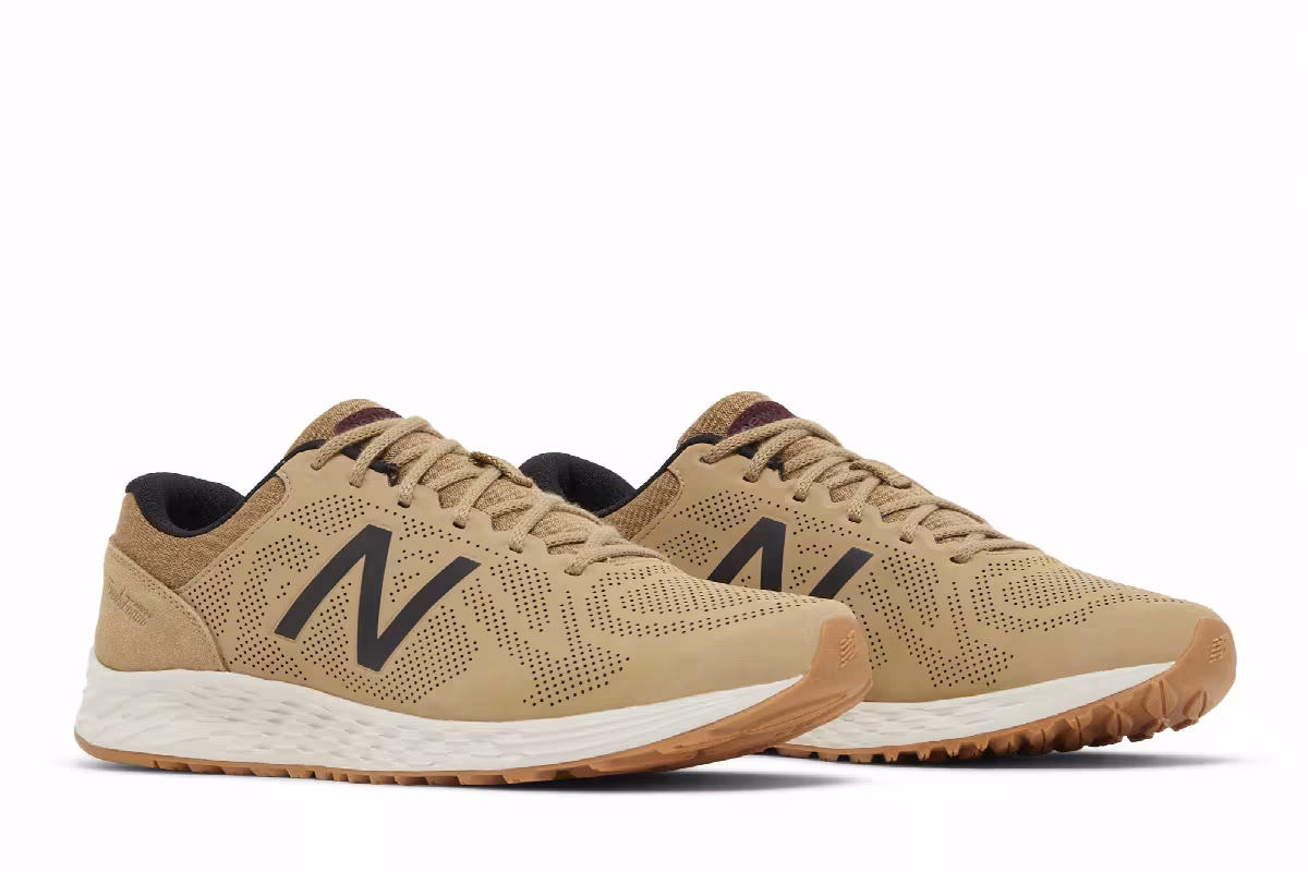 New Balance Fresh Foam Arishi Luxe 4E Wide'Tan White' Tan White, view 9