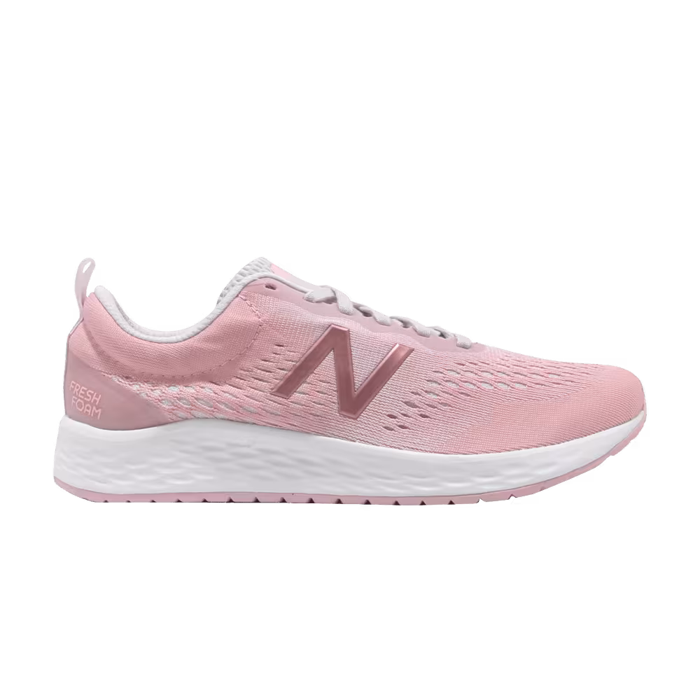 New Balance Women's Fresh Foam Arishi Wide Pink White