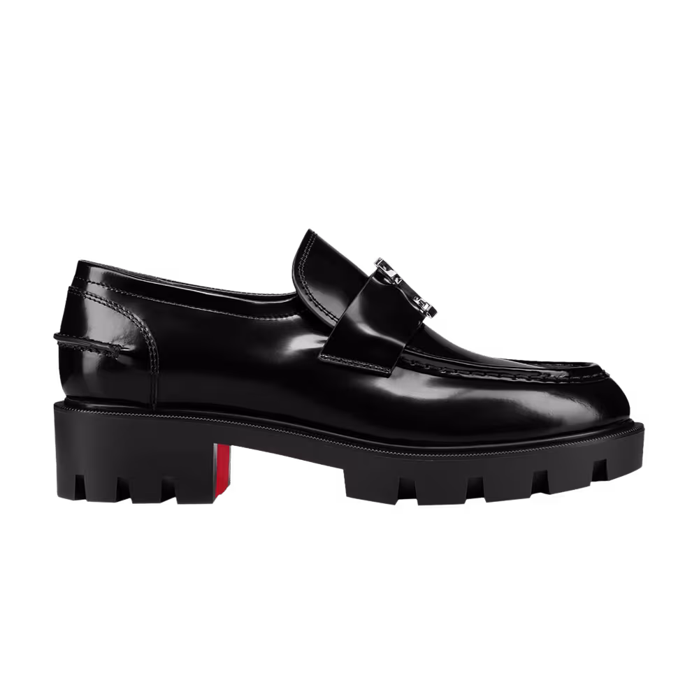 Christian Louboutin Women's Moc Lug Flat Black