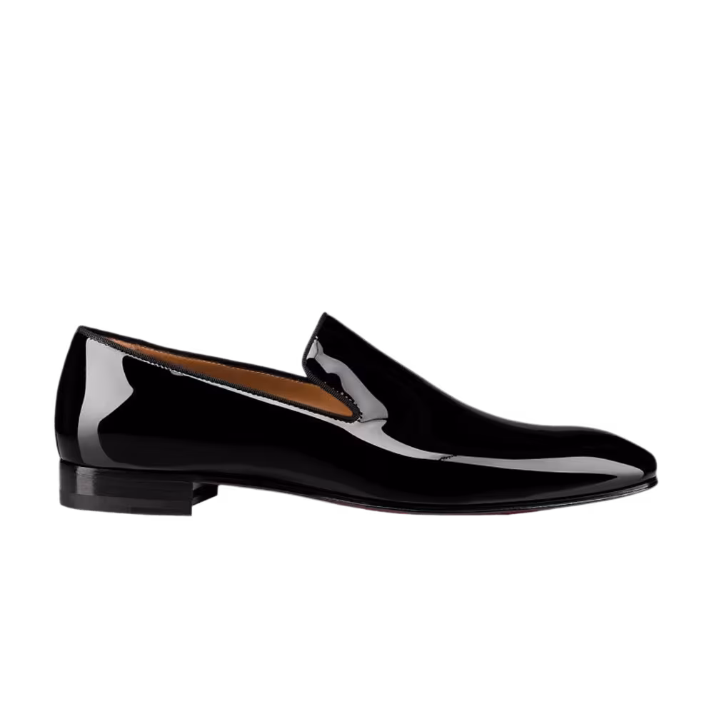 Christian Louboutin Dandelion Flat Black Patent Leather