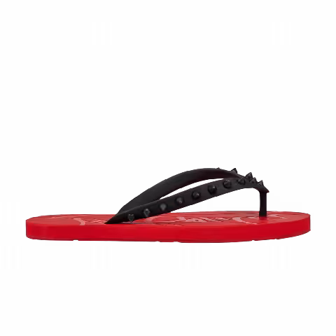 Christian Louboutin Wmns Loubi Flip 'Red Black'