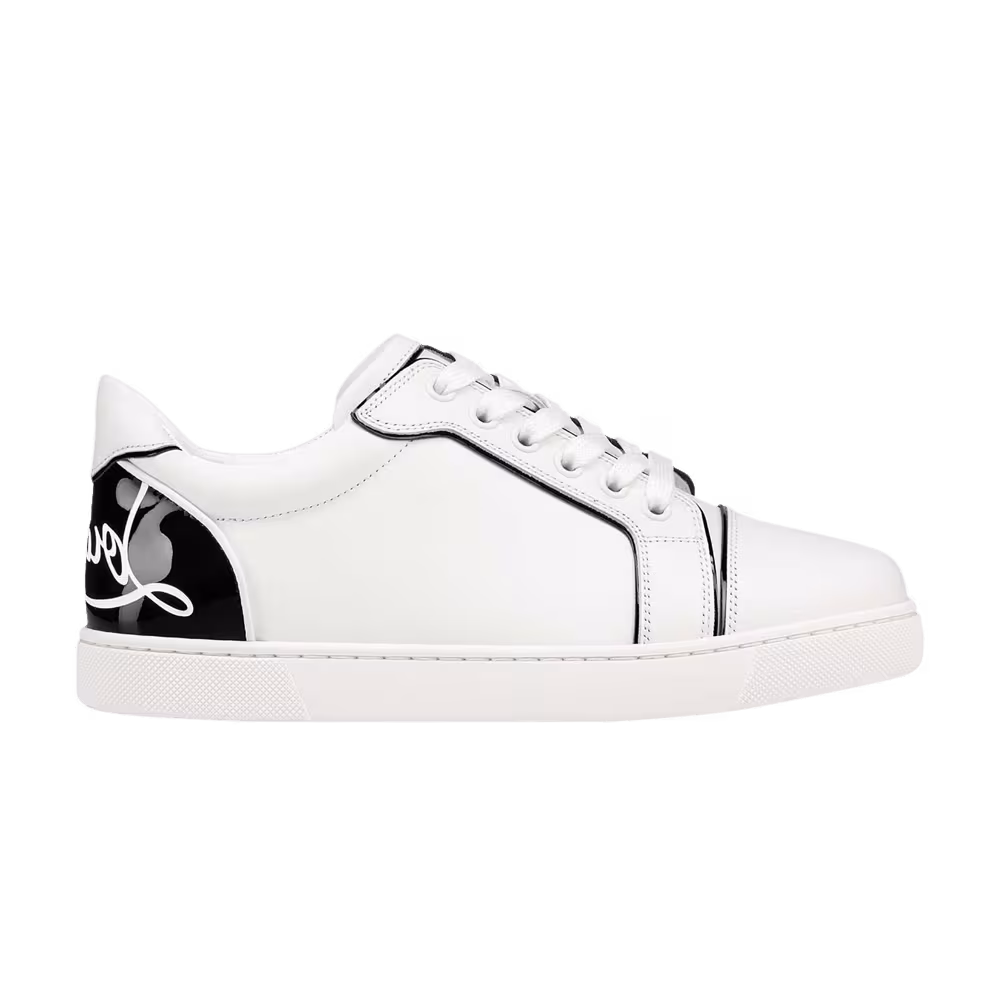 Christian Louboutin Fun Vieira Flat White Black