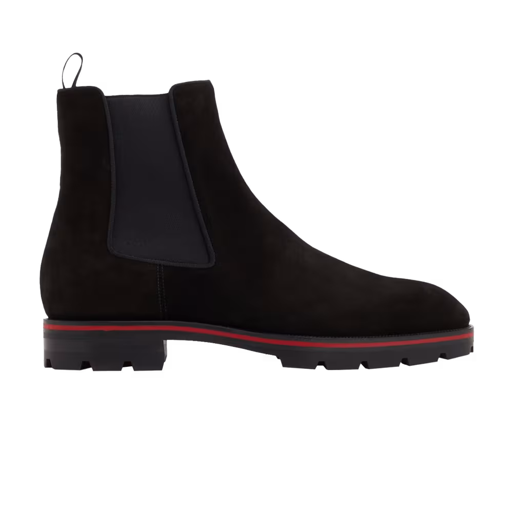 Christian Louboutin Alpinono Flat Chelsea Boot Black