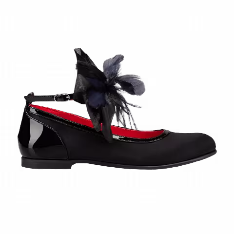 Christian Louboutin Wmns Anemonina Flat 'Black'