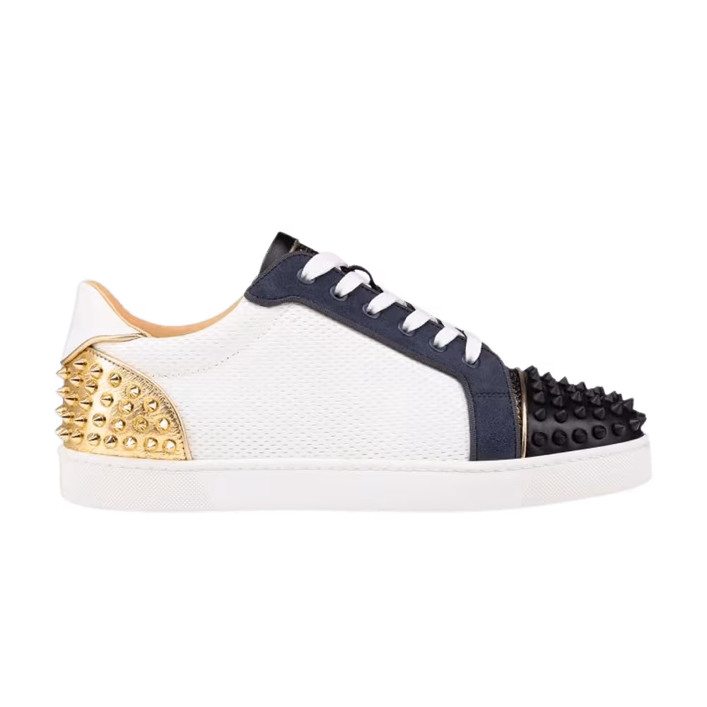 Christian Louboutin Seavaste 2 Orlato Flat Navy Gold