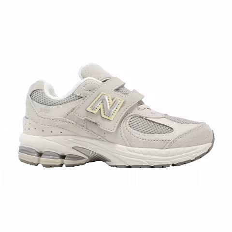 New Balance 2002R Little Kid Wide' Ivory Beige'