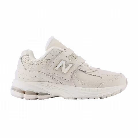 New Balance 2002R Hook & Loop Little Kid Wide 'Beige Fleece Lined'
