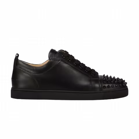 Christian Louboutin Louis Junior Spikes Flat 'Black'