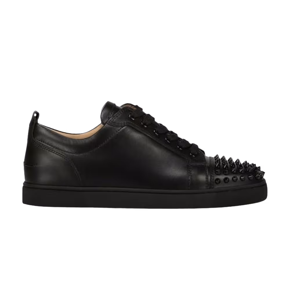 Christian Louboutin Louis Junior Spikes Flat Black