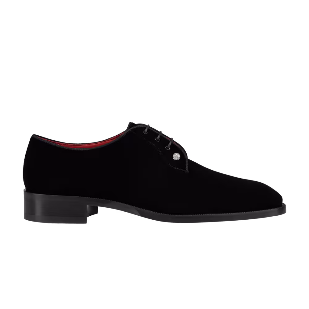 Christian Louboutin Chambeliss Night Strass Black Velvet