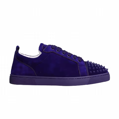 Christian Louboutin Louis Flat Calf Spikes 'Jacaranda'