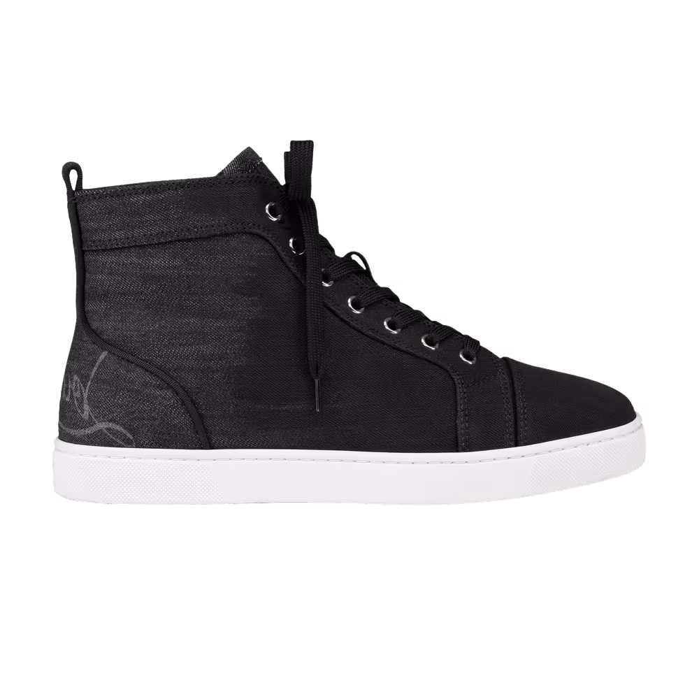 Christian Louboutin Fun Louis High Black Denim