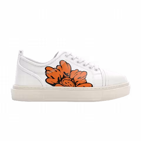 Shun Sudo x Christian Louboutin Adolon Junior Flat 'Button Flower Blossoms'