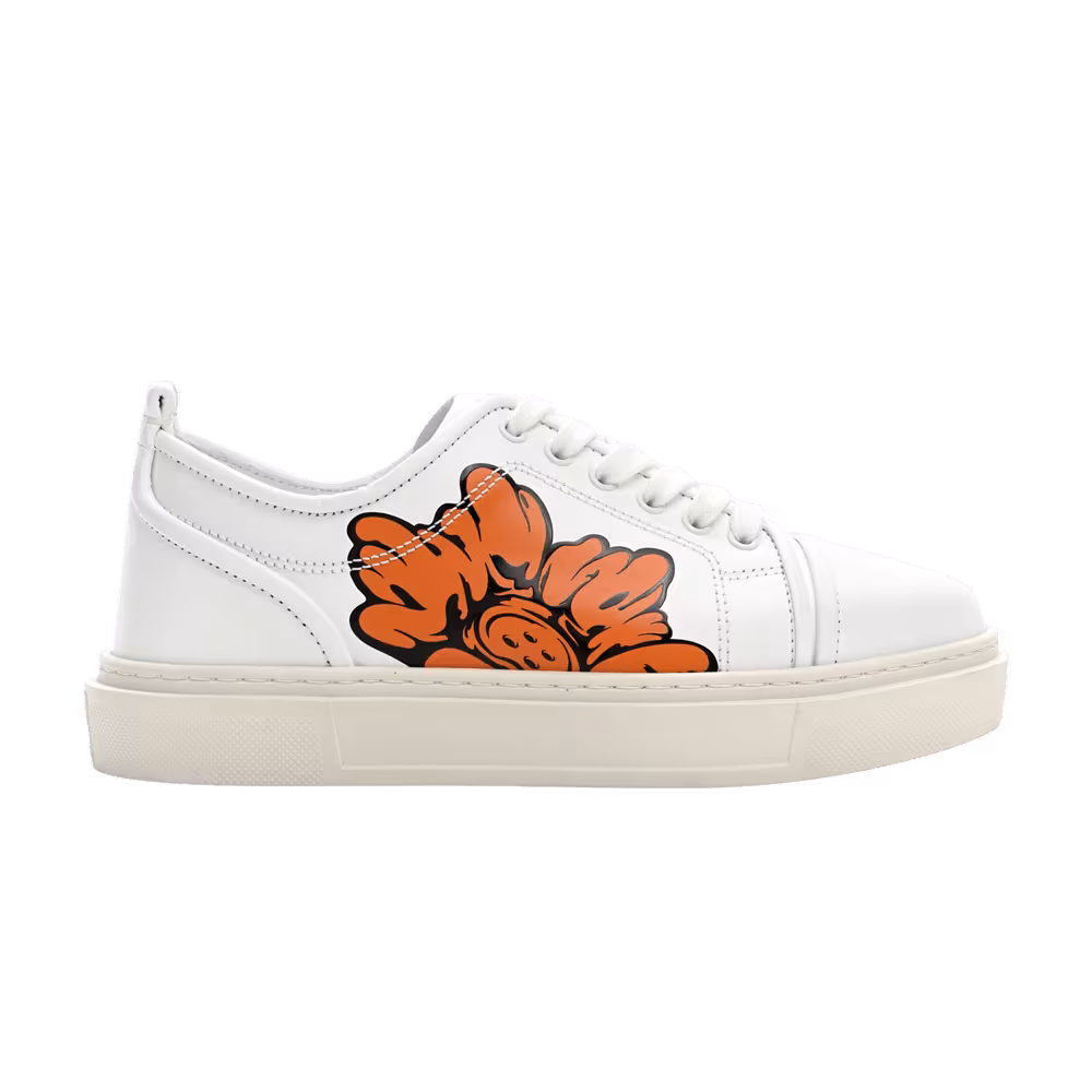 Shun Sudo x Christian Louboutin Adolon Junior Flat Button Flower Blossoms