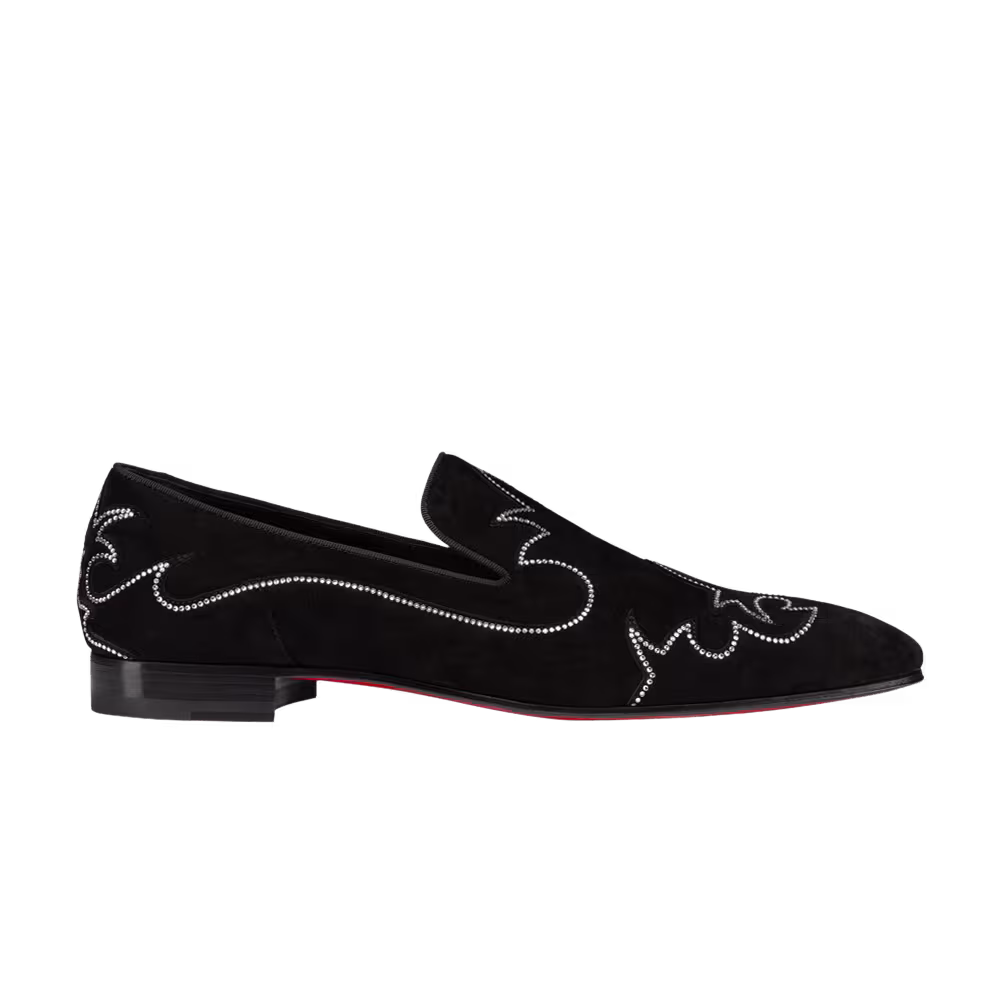 Christian Louboutin Dandysiago Loafer Black Strass