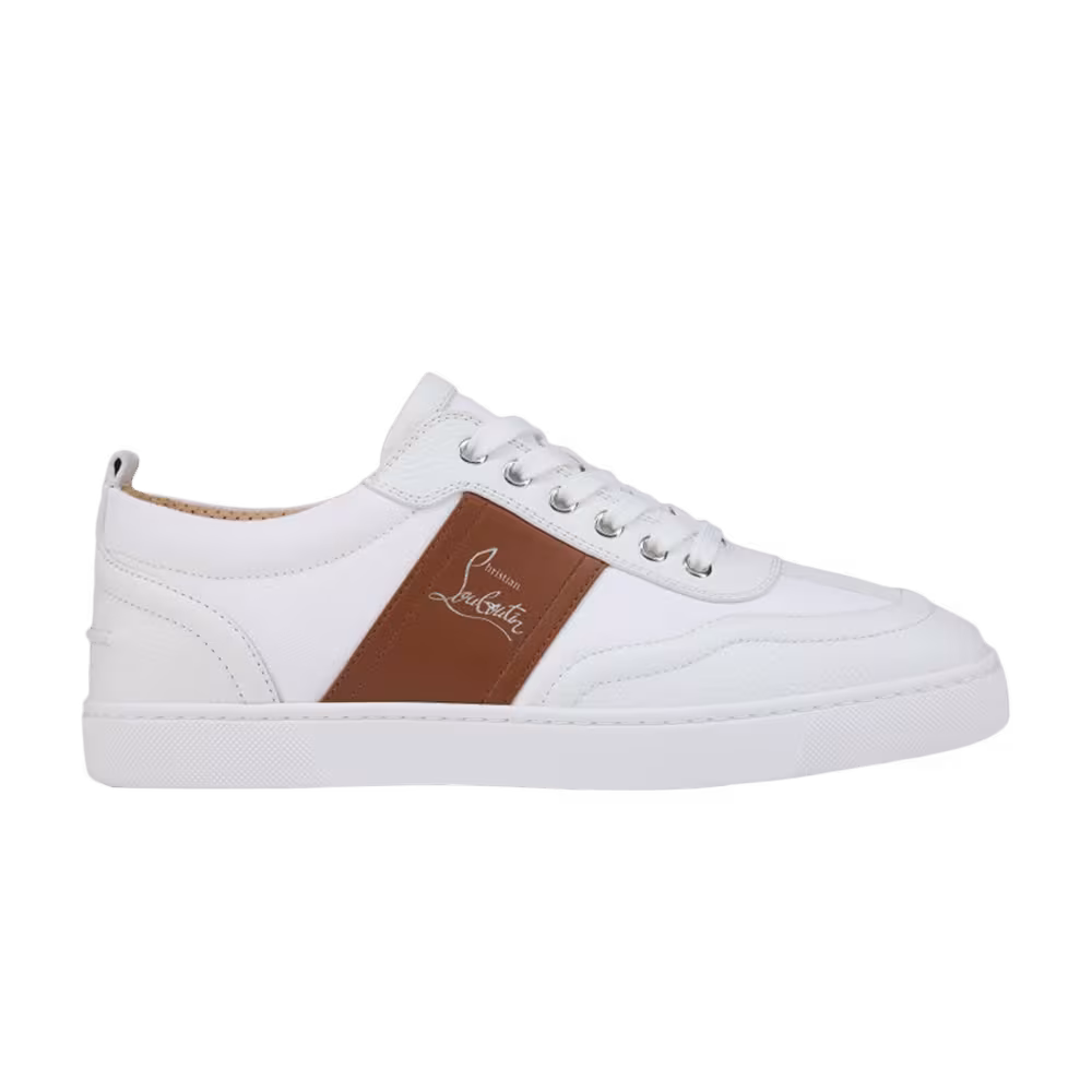Christian Louboutin Retero Flat White Brown