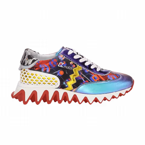 Christian Louboutin Loubishark Flat 'Mixed Print'