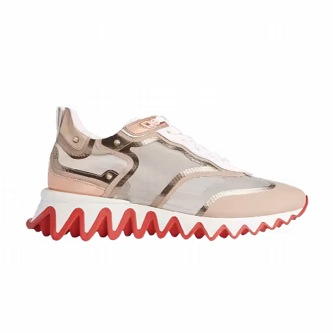 Christian Louboutin Wmns Sharkina Flat Rate Fly 'Desert Metal Brown'