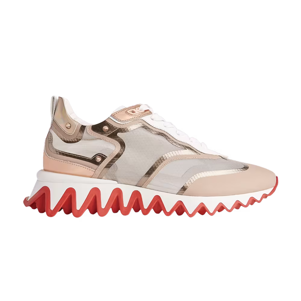 Christian Louboutin Women's Sharkina Flat Rate Fly Desert Metal Brown